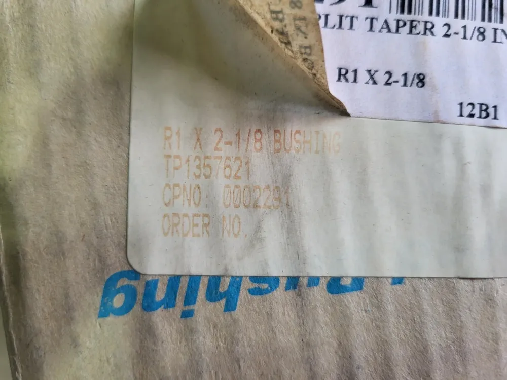 2-1/8" Split Taper Bushing R1X2-1/8