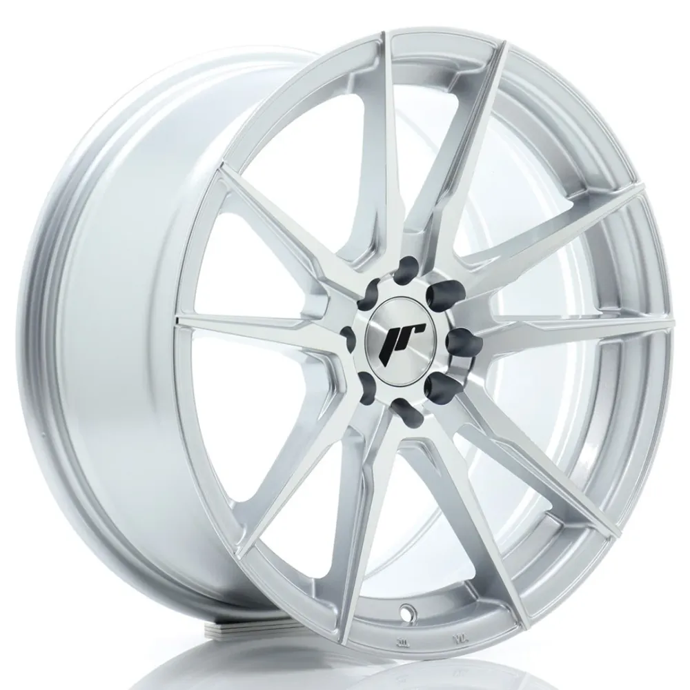Japan Racing JR-21 17x8" 4x100/114.3 ET35, Machined Staalgrijs