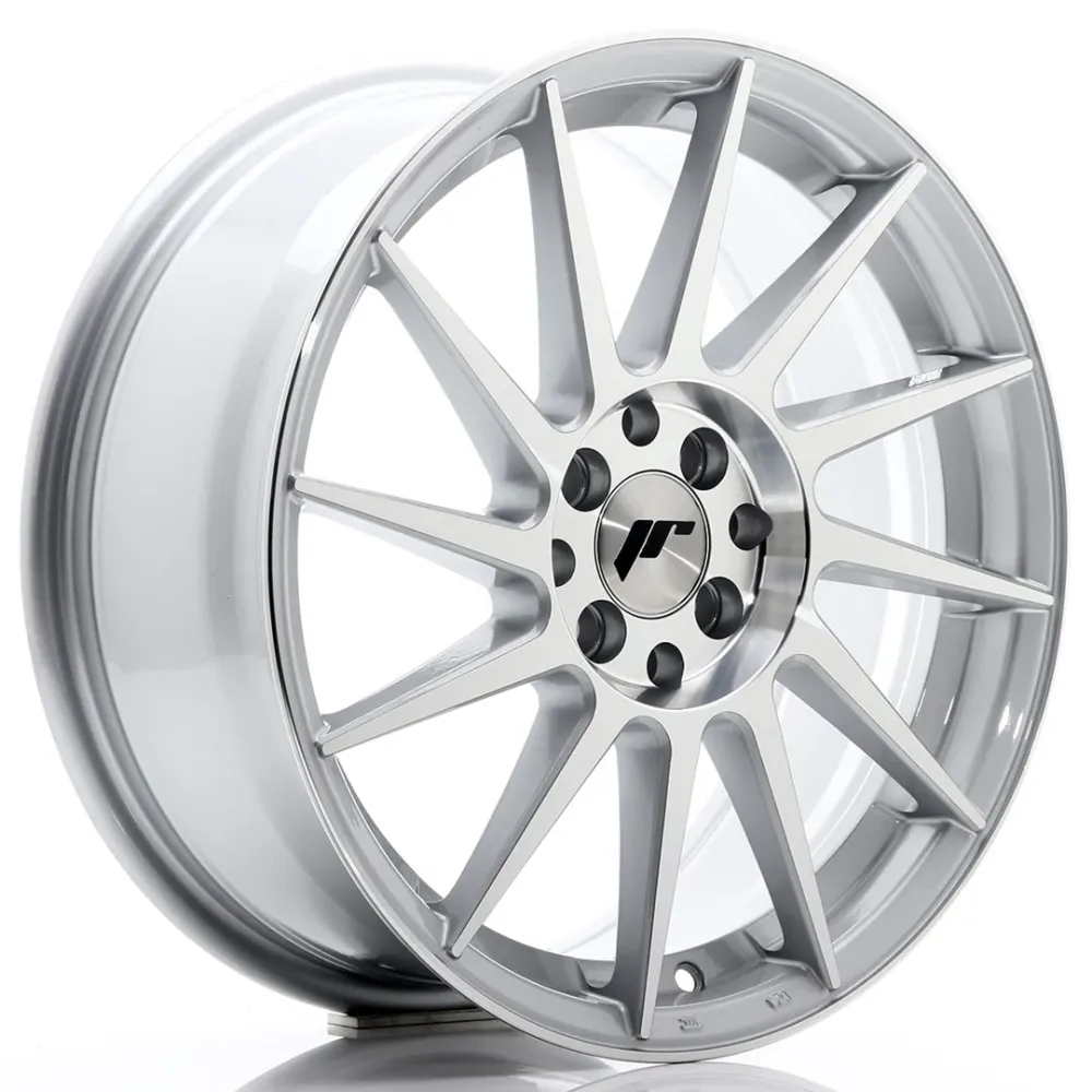 Japan Racing JR-22 17x7" 4x100/108 ET25, Machined Kwikzilver