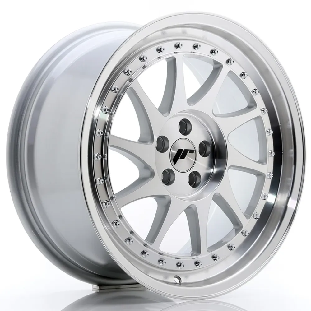 Japan Racing JR-26 18x8.5" 5x100 ET35, Staalgrijs