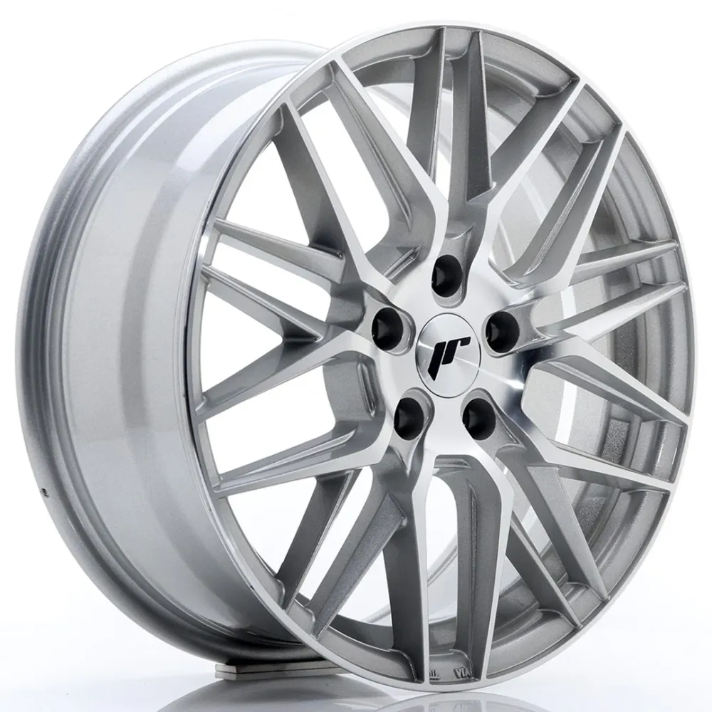 Japan Racing JR-28 17x7" 5x112 ET40, Machined Face Kwikzilver