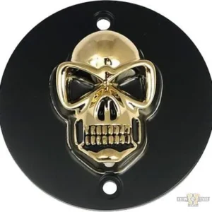 Skull Point Cover Ravenzwart Gold Harley-Davidson