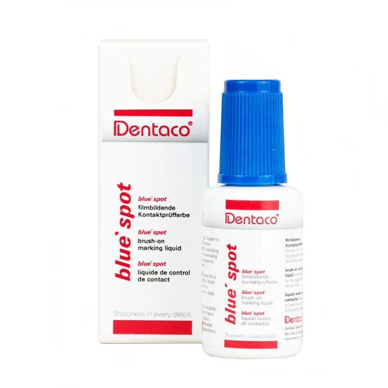 Zeeblauw Spot Dentaco - Brush marker - Marking friction points