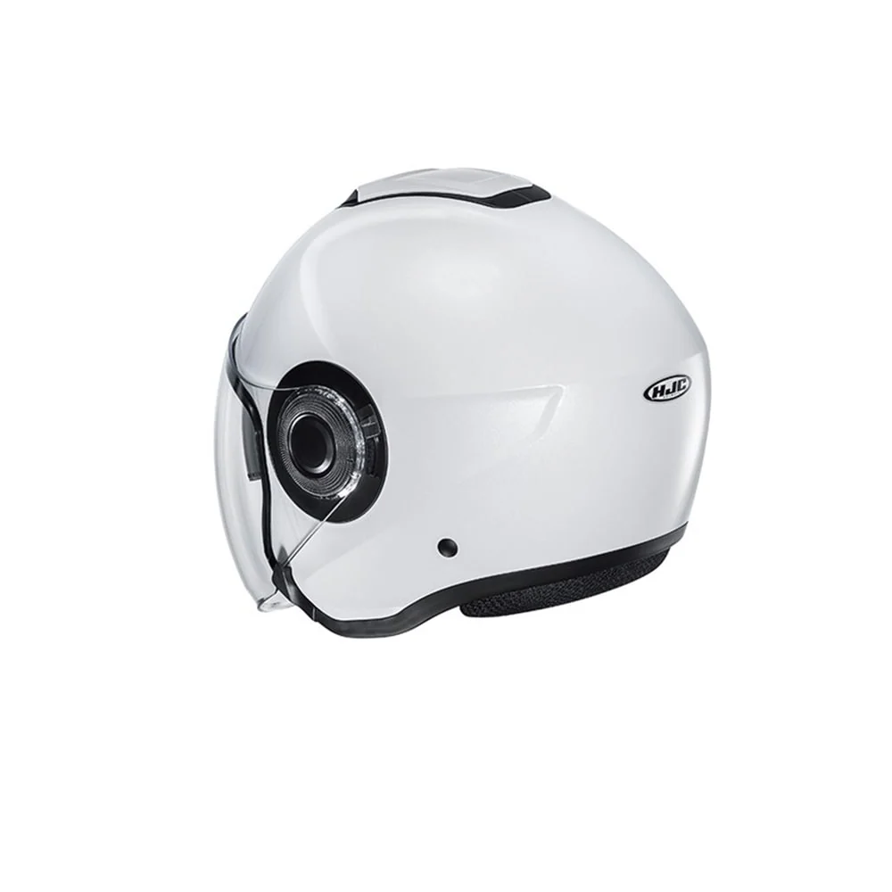 HJC i40N UNI Casco Abierto Para Moto Semiplano Blanco Perla Onderhoudsvrij Semiplano