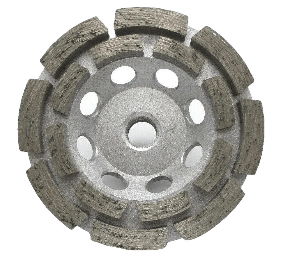 4-1/2" X 5/8-11 Dubbel Row Threaded Cup Wheel