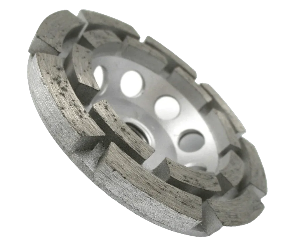 4-1/2" X 5/8-11 Dubbel Row Threaded Cup Wheel