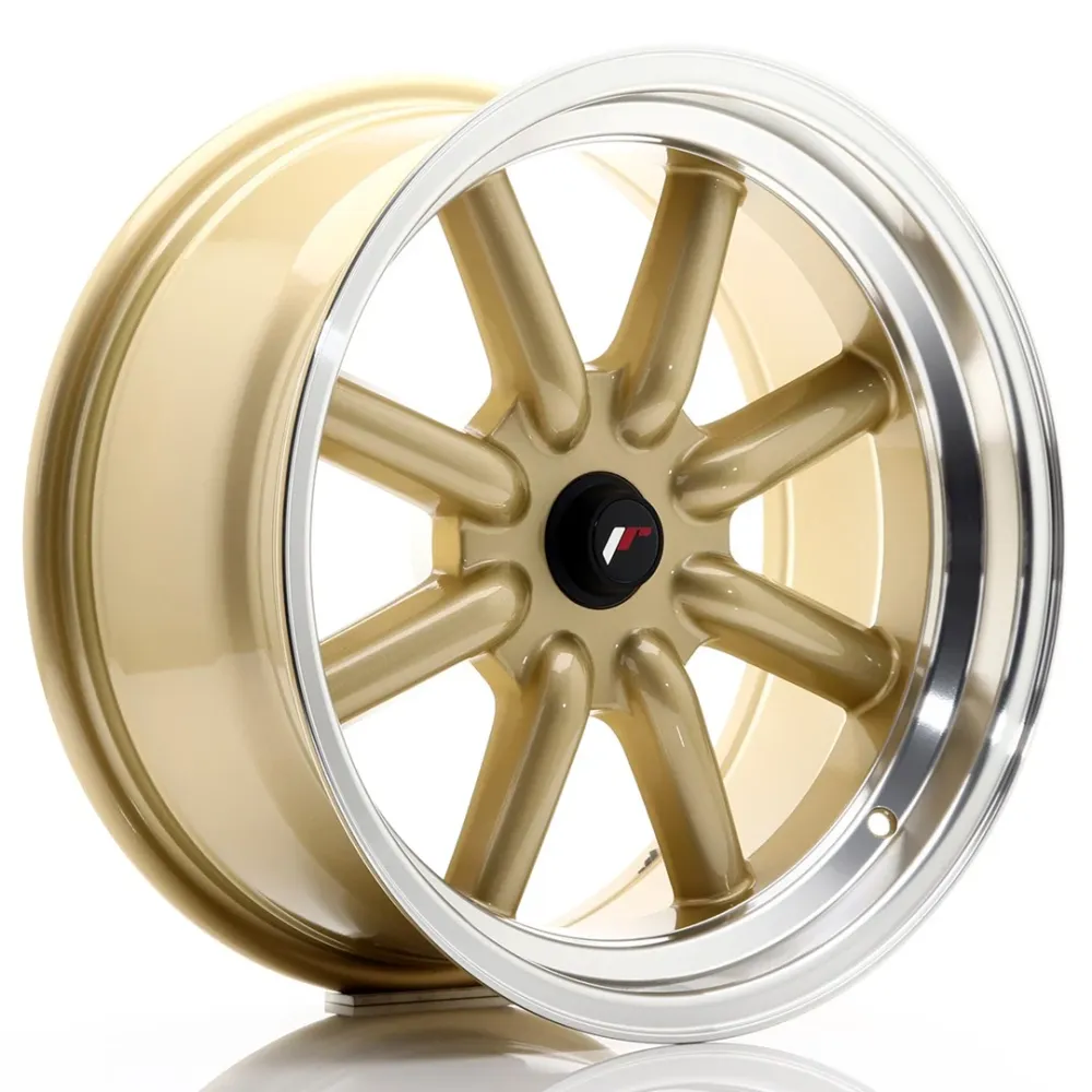 Japan Racing JR-19 17x8" (4 & 5 hole individueel PCD) ET-20-0, Gold