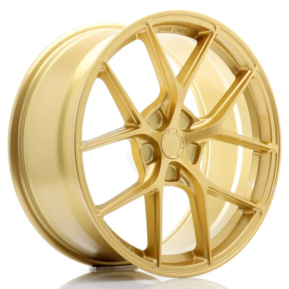 Japan Racing SL-01 Super Light 19x8" (5 hole aangepast PCD) ET20-40, Gold