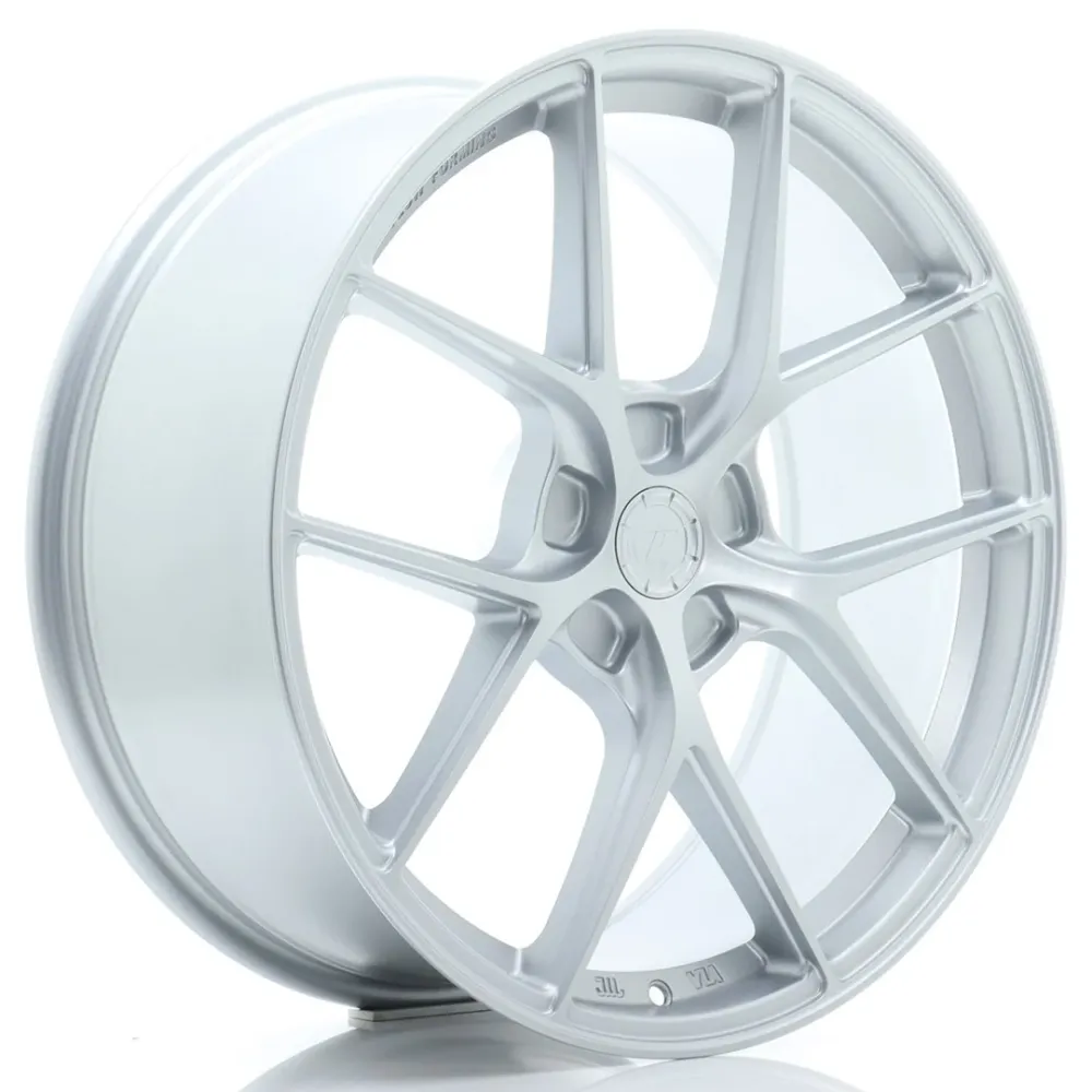 Japan Racing SL-01 Super Light 20x9" (5 hole custom PCD) ET20-51, Machined Platinagrijs