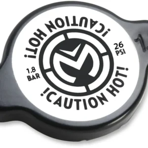 MOOSE RACING HARD-PARTS HIGH PRESSURE RADIATOR CAPS RADIATOR CAP 1.8 BAR BLK
