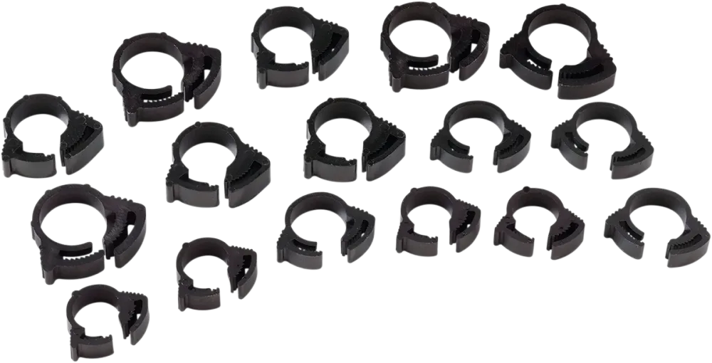 MOOSE RACING HARD-PARTS NYLON RATCHET CLAMPS CLAMPS POLYAMIDE RATCHET 16PC
