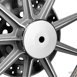 19" Single Disc Cast Front Wheel Hub Cap Chrome Harley-Davidson