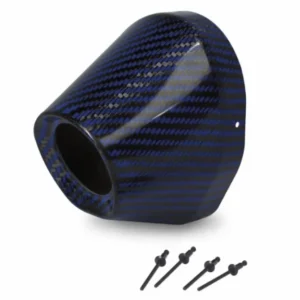 Tapa final de fibra de carbono 4.5 Agujero 1 1/2 Azul