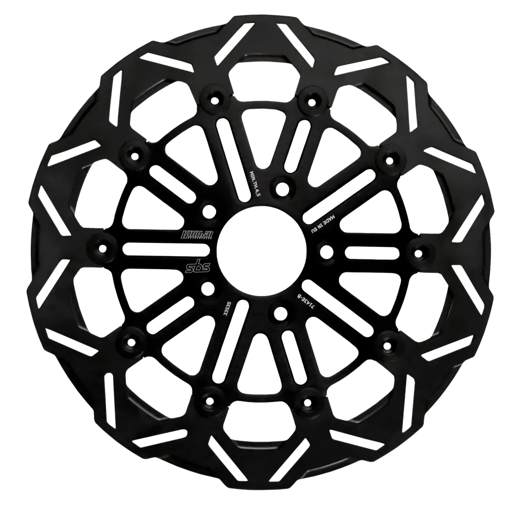 Disco De Freno Delantero Kodlin 10SPK Negro Para Harley Davidson