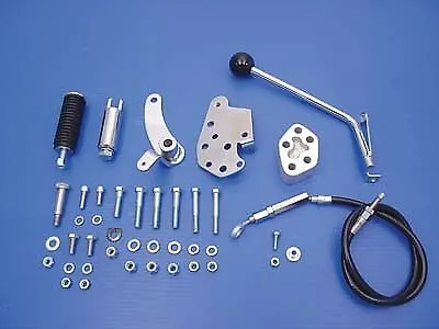 Chrome Jockey Shift Clutch Pedal Kit Harley-Davidson Softail 1986-1999