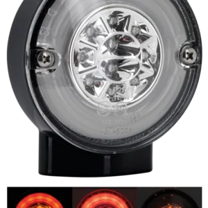 GZP HALO Blk turn/stop/tail LED glashelder le Harley-Davidson