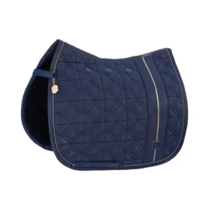 Heritage AW24 Big Square Glam Dressage Saddle Pad True Blauw F