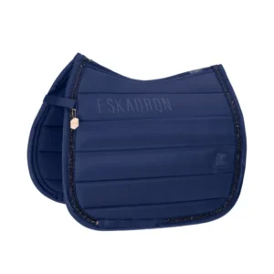 Heritage AW24 Highgloss Jewel Dressage Saddle Pad True Blauw F