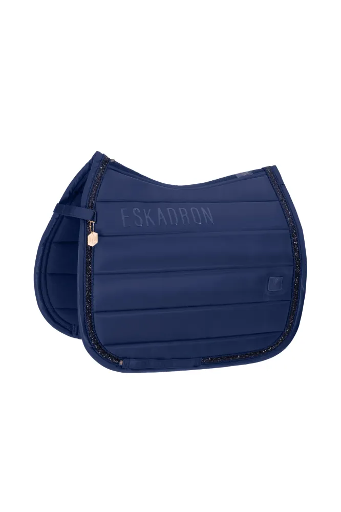 Heritage AW24 Highgloss Jewel Dressage Saddle Pad True Zeeblauw P