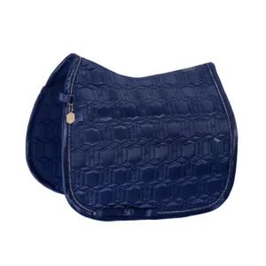 Heritage AW24 Satijn Crystal Dressage Saddle Pad True Blue P