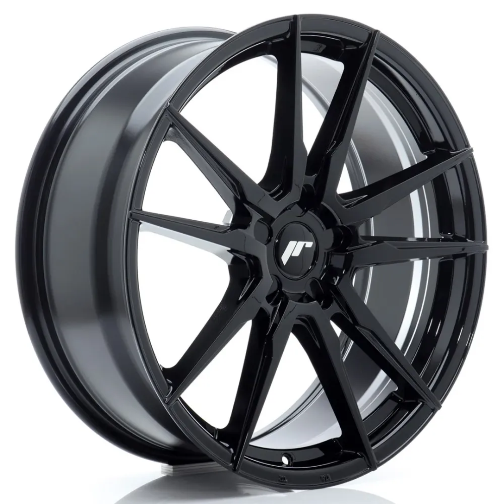 Japan Racing JR-21 20x8" (5 hole custom PCD) ET20-40, Gloss Koolzwart