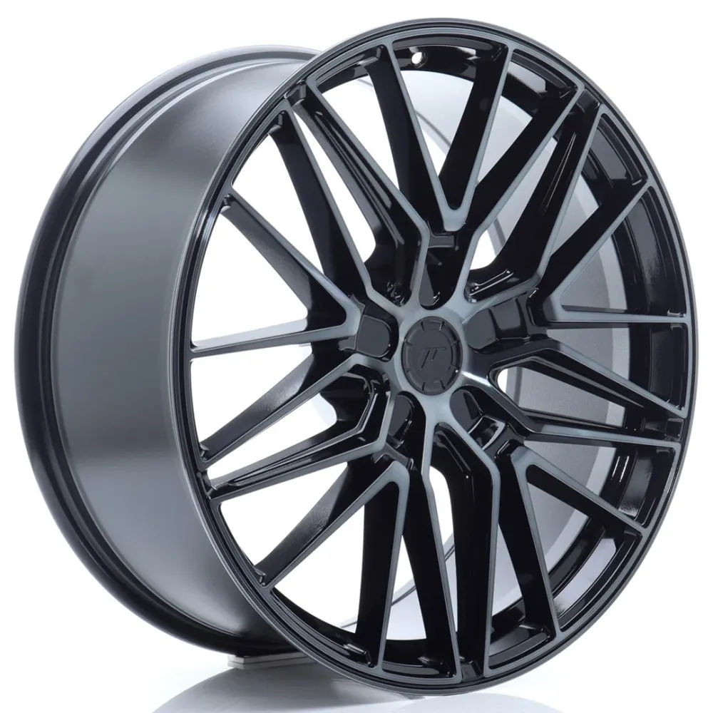 Japan Racing JR-38 21x9" (5 hole custom PCD) ET10-52, Flat & Gloss Koolzwart