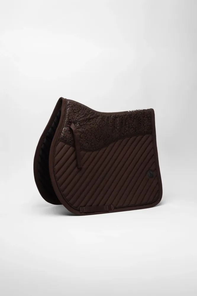 Lucca All Purpose Saddle Pad Choclate Plum P