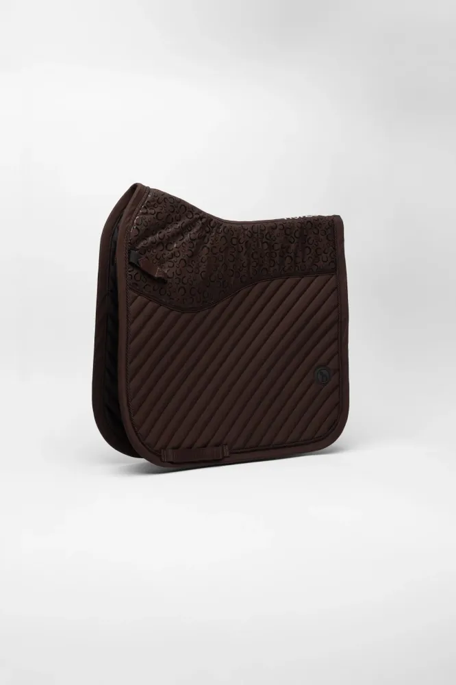 Lucca Dressage Saddle Pad Choclate Plum P