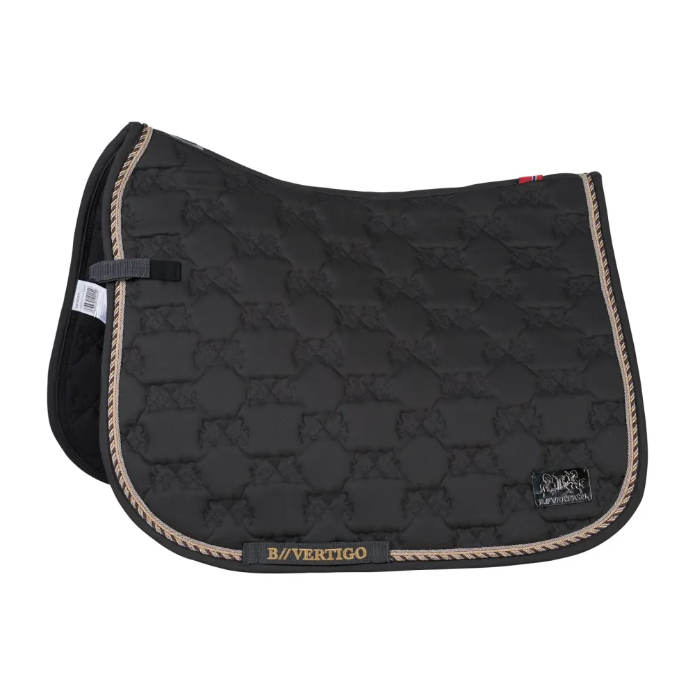 Monaco Dressage Saddle Pad Asphalt Dark Grey F