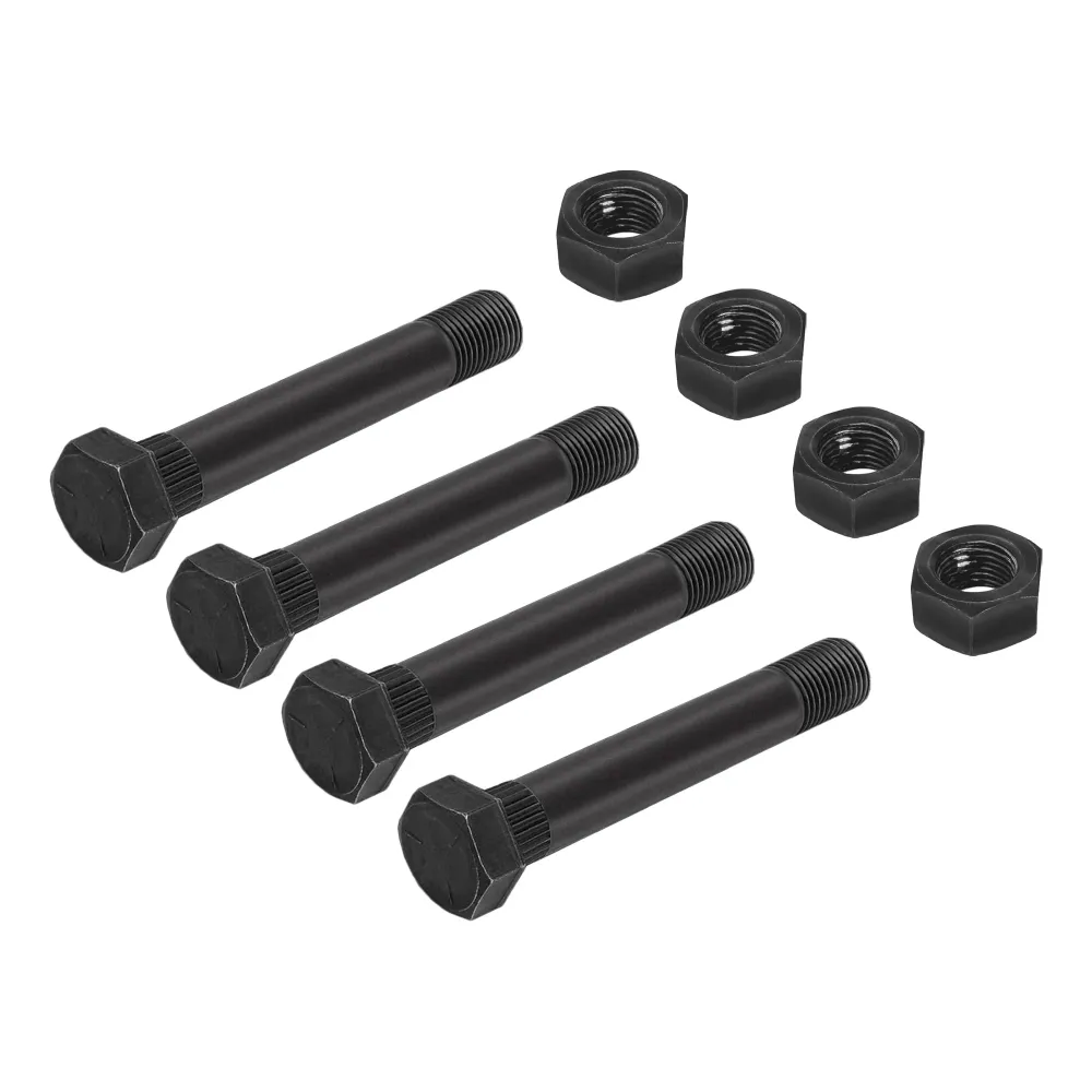 Trailer Leaf Spring Shackle 9/16" -18 x 3-1/2" Bolt & Lock Nut Set 1-3/4" Ruim Leaf Springs