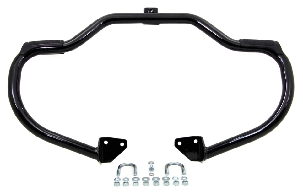 Defensa Motor Mustache Negra Para Harley-Davidson Dyna 2006-2017 : Pro Racer Edition