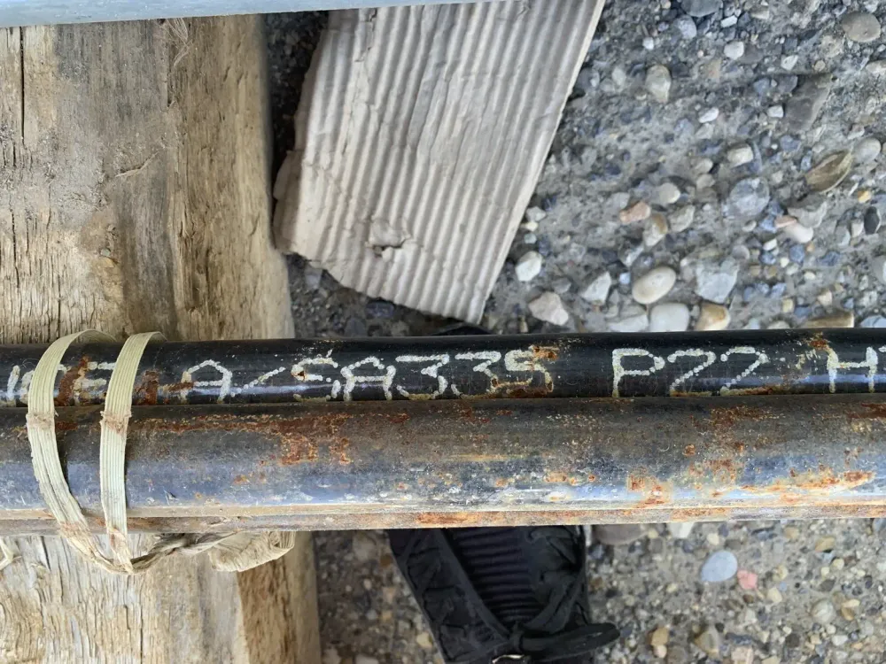 1" NPS, Schedule XS ASTM A335/ASME SA335 Gr. P22 Carbon Staal Pipe, 18.75ft.
