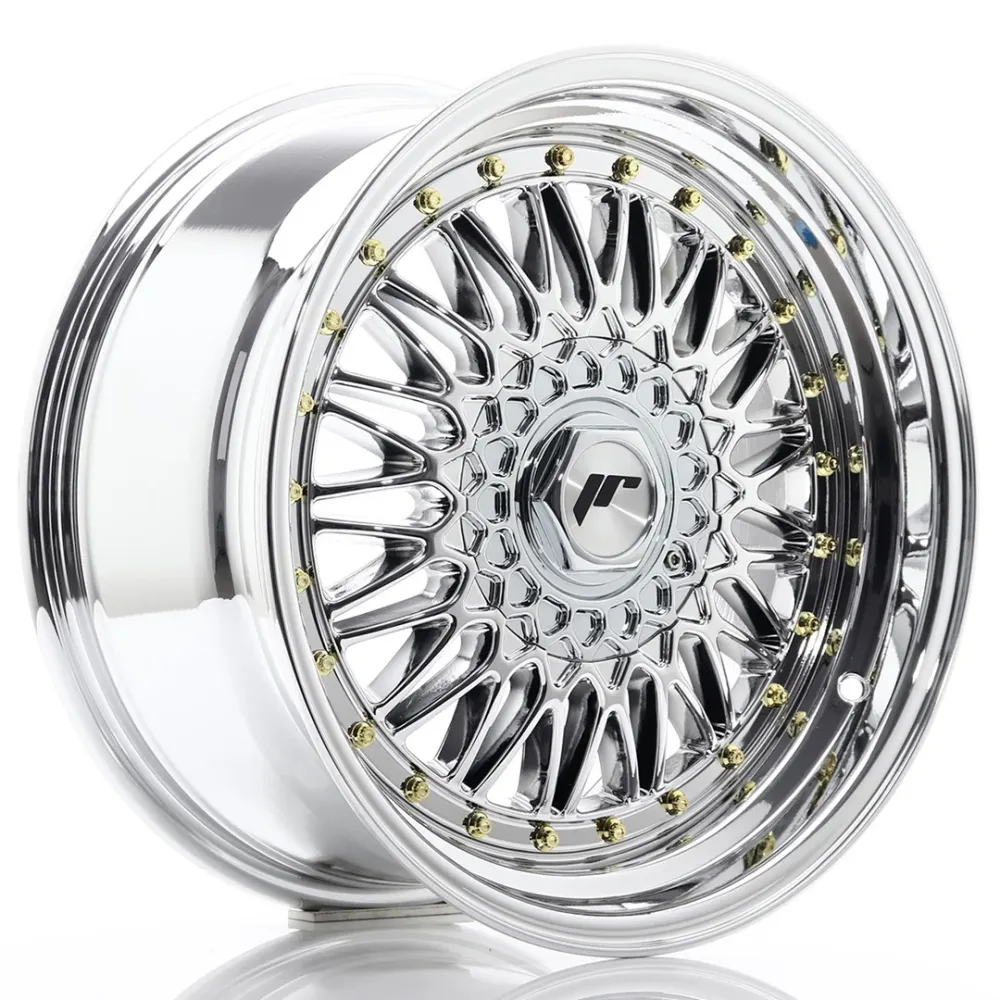 Japan Racing JR-9 17x8.5" 5x112/120 ET20, Chrome / Titaniumlegering