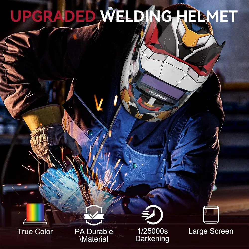 Tachograaf Welding Hood MIG TIG Stick Welding Mobile Suit ClearLite X100
