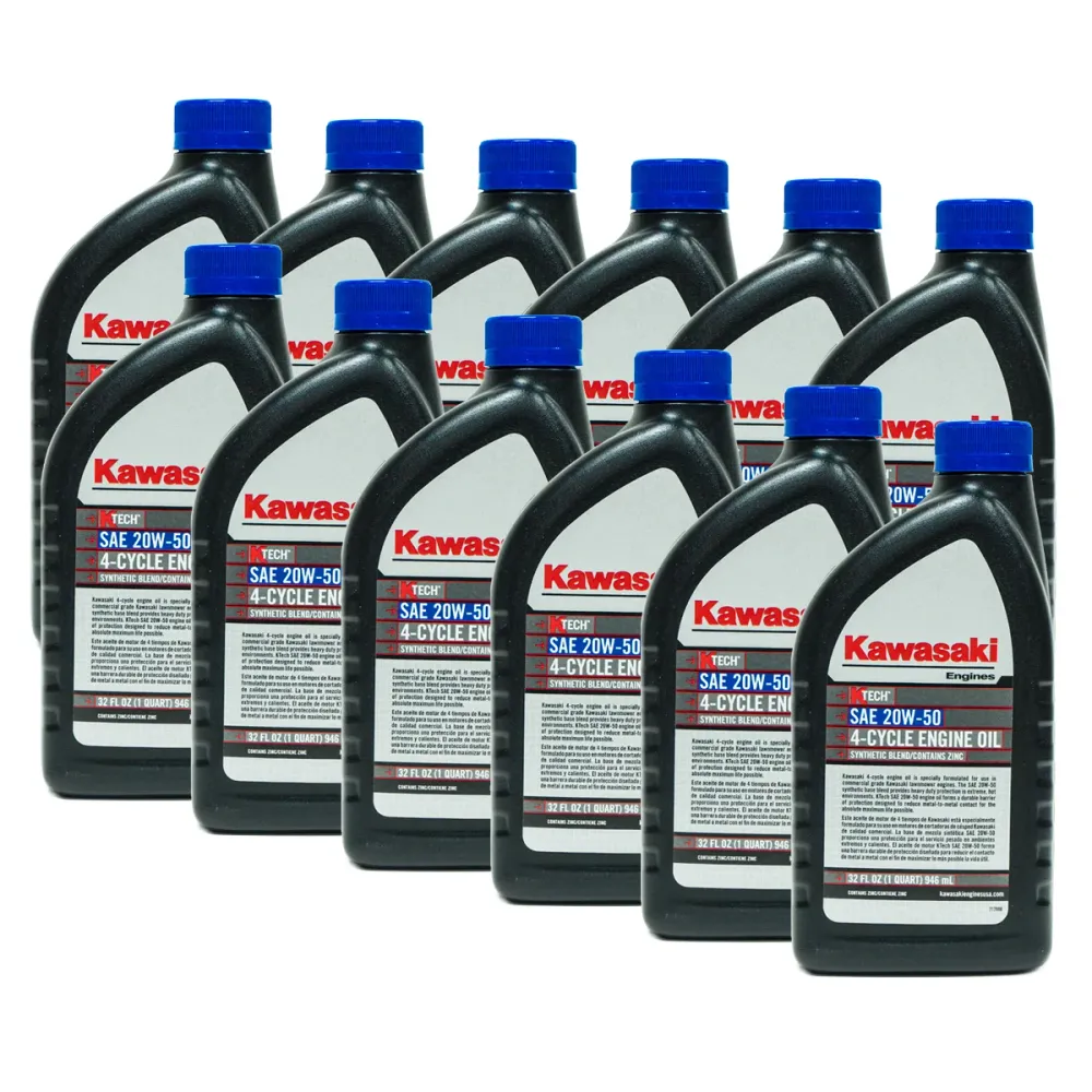 12PK Kawasaki 99969-6298 20W-50 Engine Oil 1 Qt.