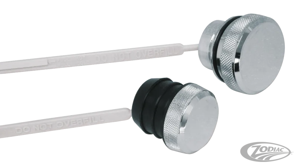 Tapon Cromado Con Medidor Depositos De Aceite Para Harley-Davidson voor Hoge Kilometerstanden