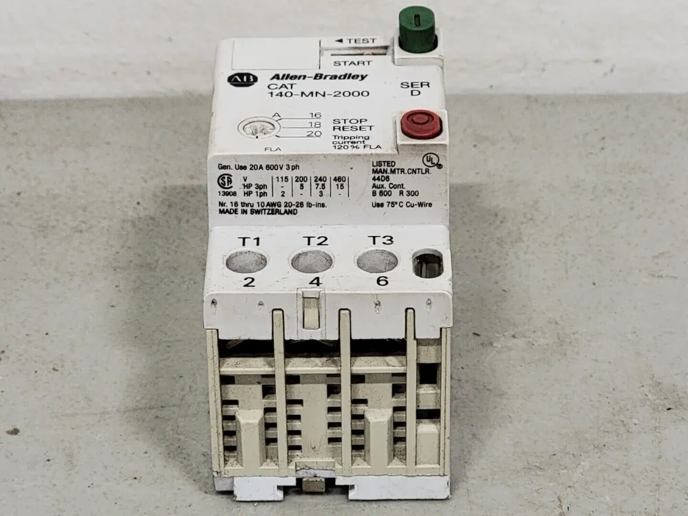 16-20 Handbediend Motor Starter 140-MN-2000