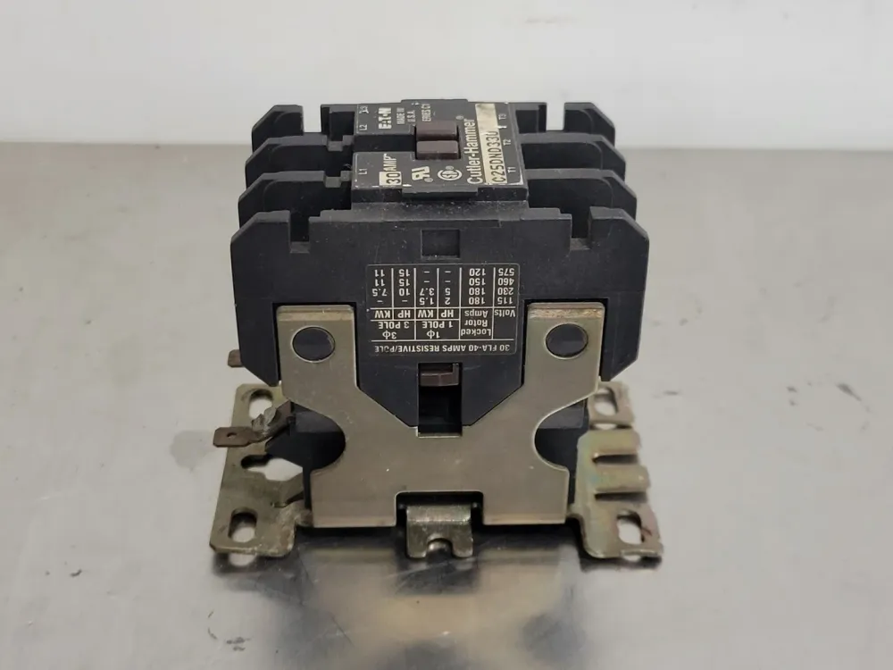 30 Amp, 3 Pole, 104-120 VAC Coil Contactor C25DND330