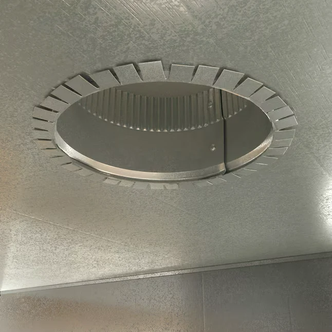 IMPERIAL 30 Gauge Galvanized Staal Ductboard Duct Starting Collar