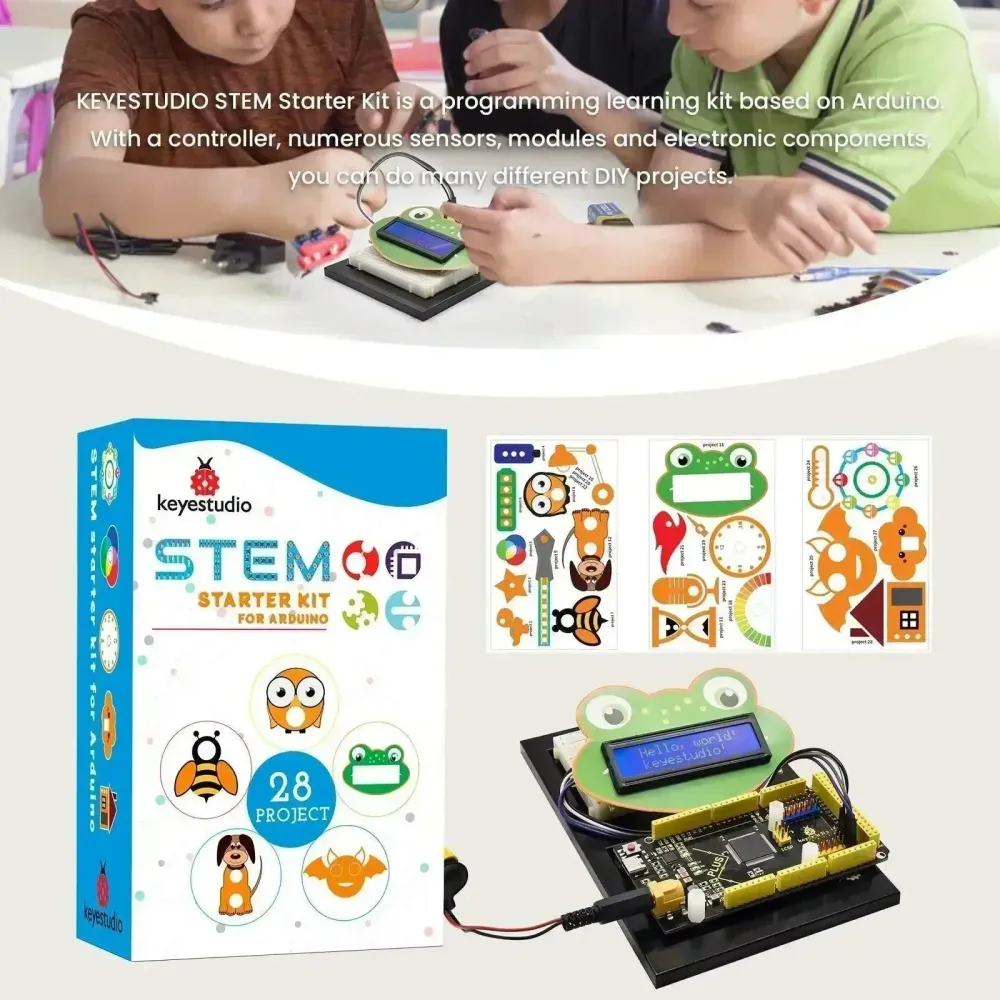 KeyeStudio STEM Starter Kit Mega 2560 Plus Board Starter Kit