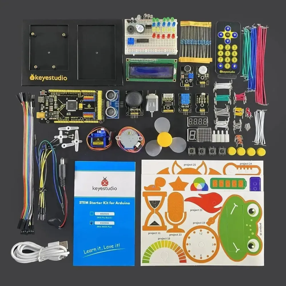 KeyeStudio STEM Starter Kit Mega 2560 Plus Board Starter Kit