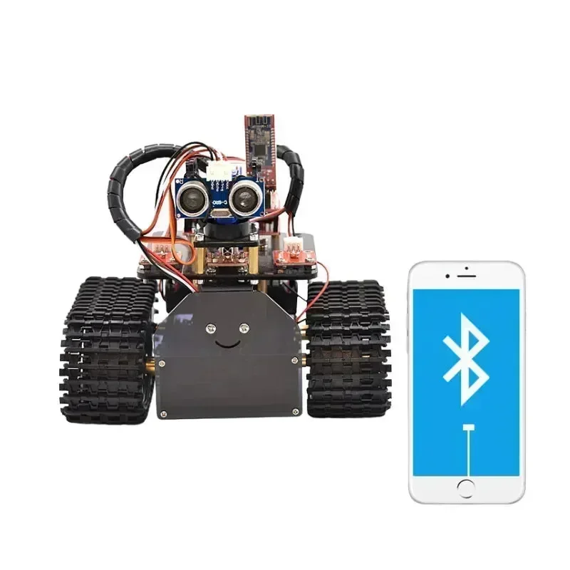 KeyeStudio DIY Compact Tank V2.0 Smart Robot Car Kit | 250ml | 12 Maanden Werking