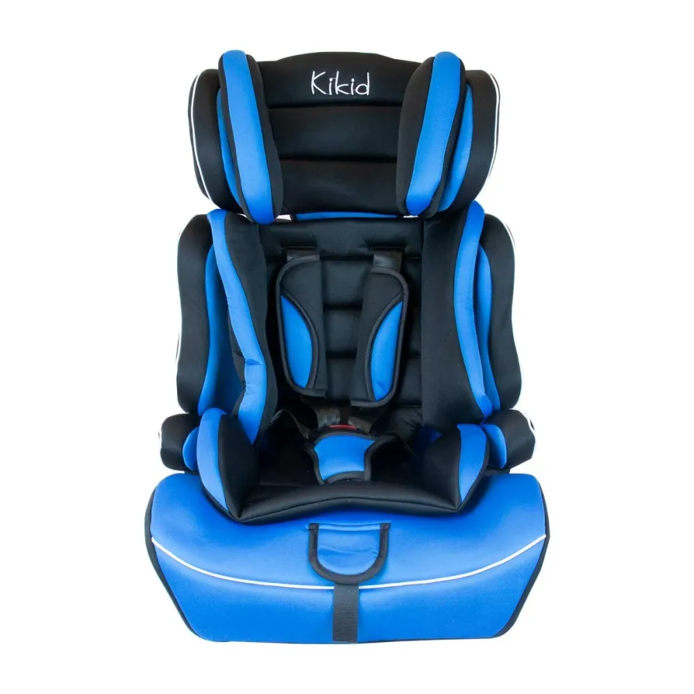 Kikid Car Seat Basic Blauw, 9-36 kg met Natuurlijke Geur
