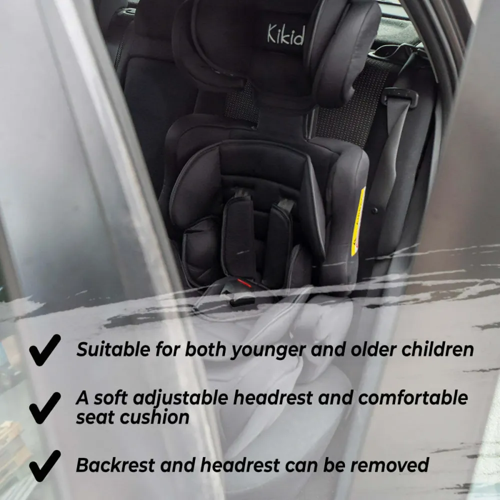 Kikid Car Seat Basic Blauw, 9-36 kg met Natuurlijke Geur