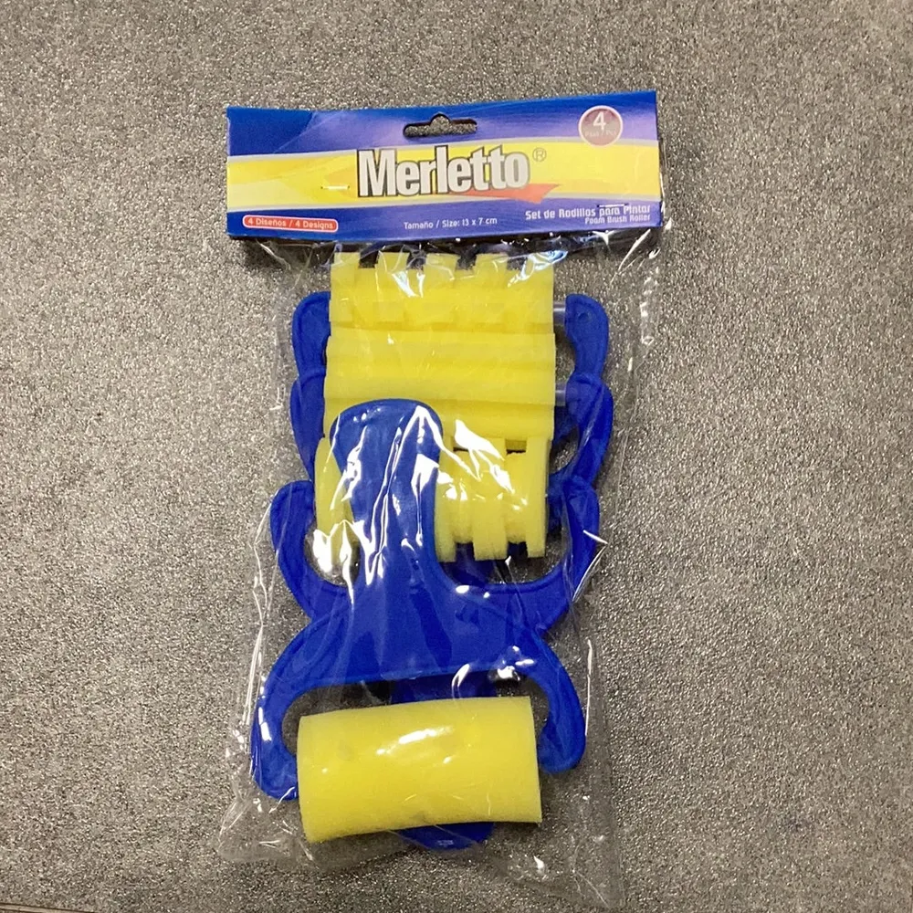 Langwerkende Merletto - Set de Rodillos de Esponja