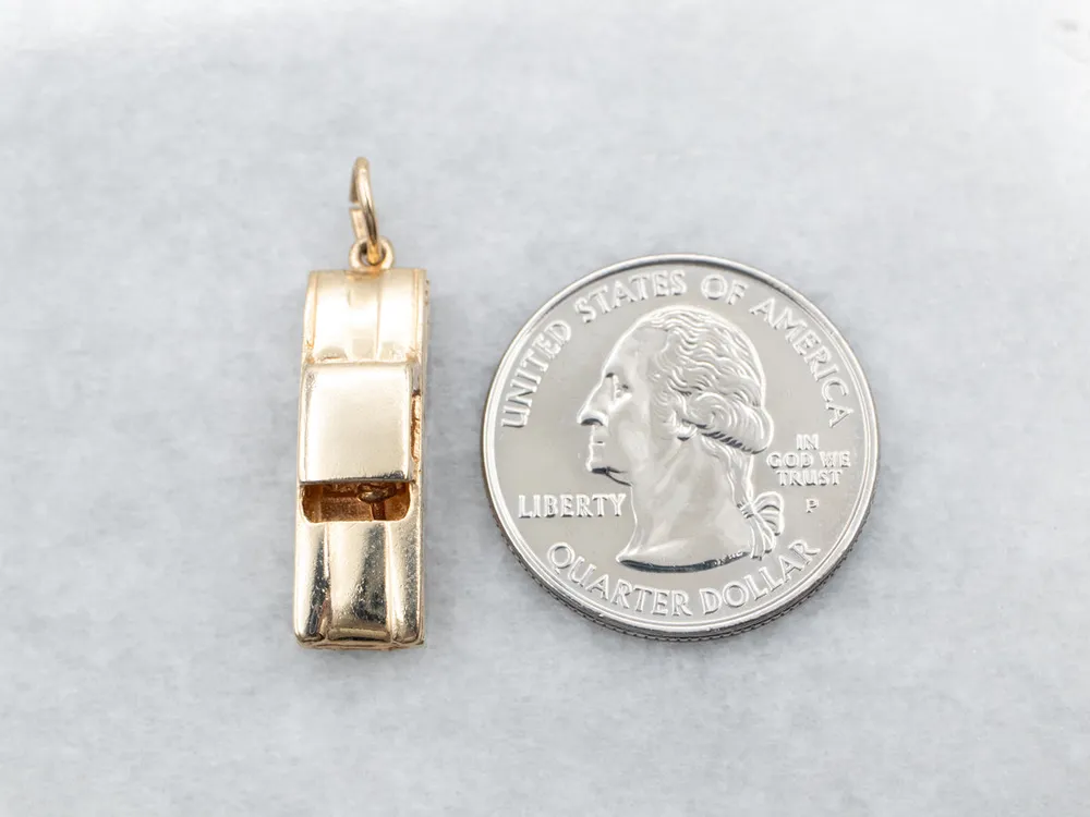 Yellow Gold Car Charm