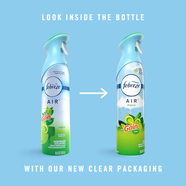 Febreze Air 8.8-oz Gain Original Dispenser Air Freshener set van twee