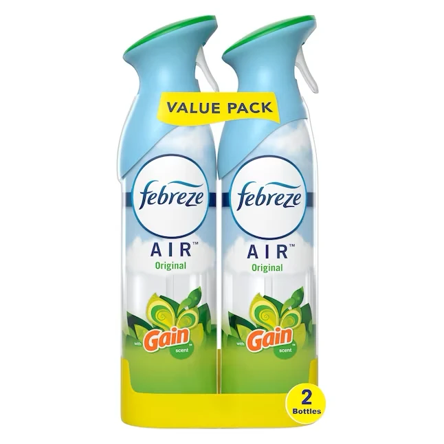 Febreze Air 8.8-oz Gain Original Dispenser Air Freshener set van twee