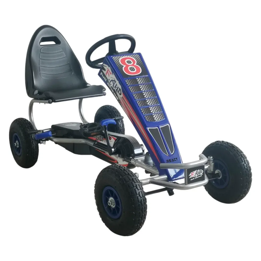 React Pedal Go Kart Racer Blauw compatible met VW Golf