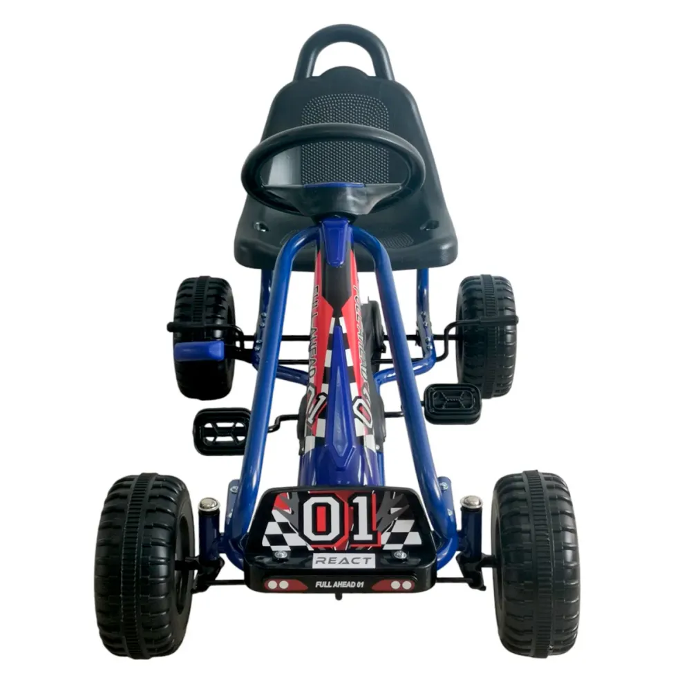 React Pedal Go Kart Rally Blauw